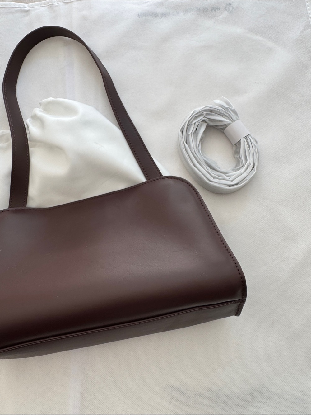 Brown Leather Shoulder Bag - Picture 8 of 12